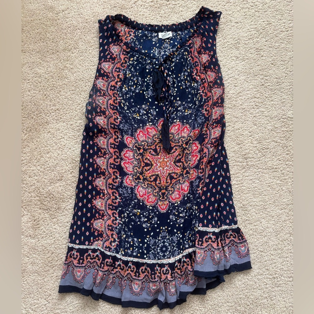 Dress Barn Westport Floral Sleeveless Blouse